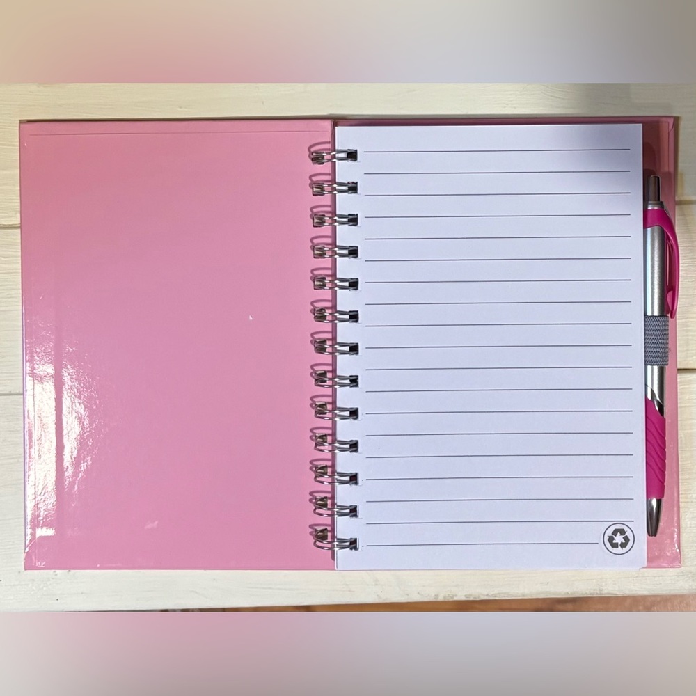 Pink High Heel Awareness Notebook. - Picture 3 of 4